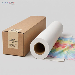 Rouleau de papier de sublimation pour t-shirt 29 g/m&sup2; avec emballage en carton d'exportation