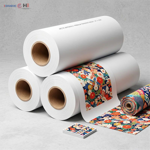 rouleaux de papier de sublimation l&eacute;gers avec tissu polyester imprim&eacute; vibrant